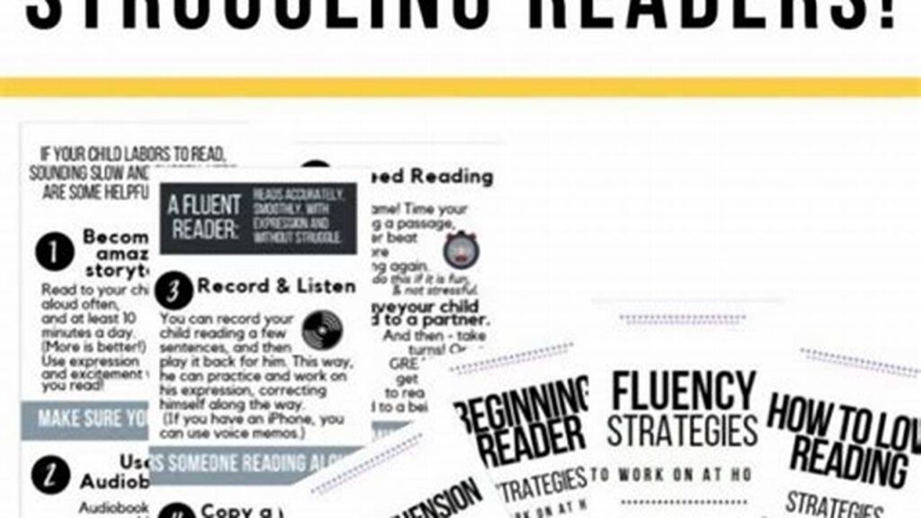 Effective Reading Strategies Handouts for Parents, Boost Your Child's Skills