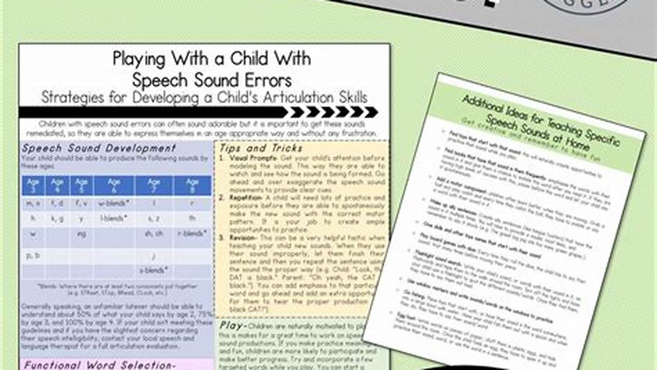 Help Kids Speak Clearly, Articulation Strategies for Parents